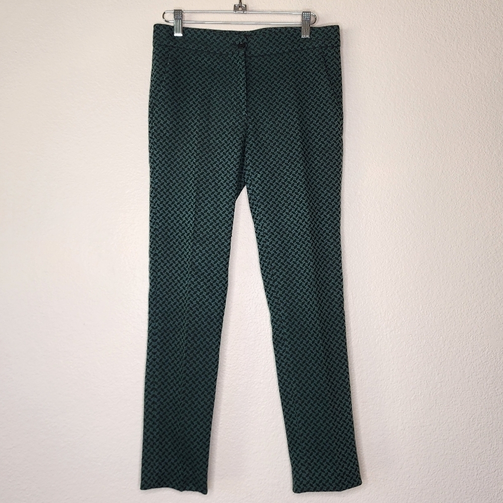 Etro Green Patterned Pants 38